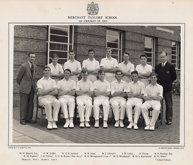 Merchant Taylors' School 1st XI Cricket 1955